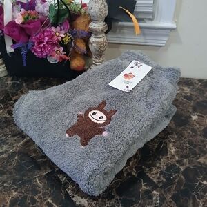 Labubu Sherpa Fleece Cuffed Joggers Winter/Warm Heavy Pants Size S/M for Women